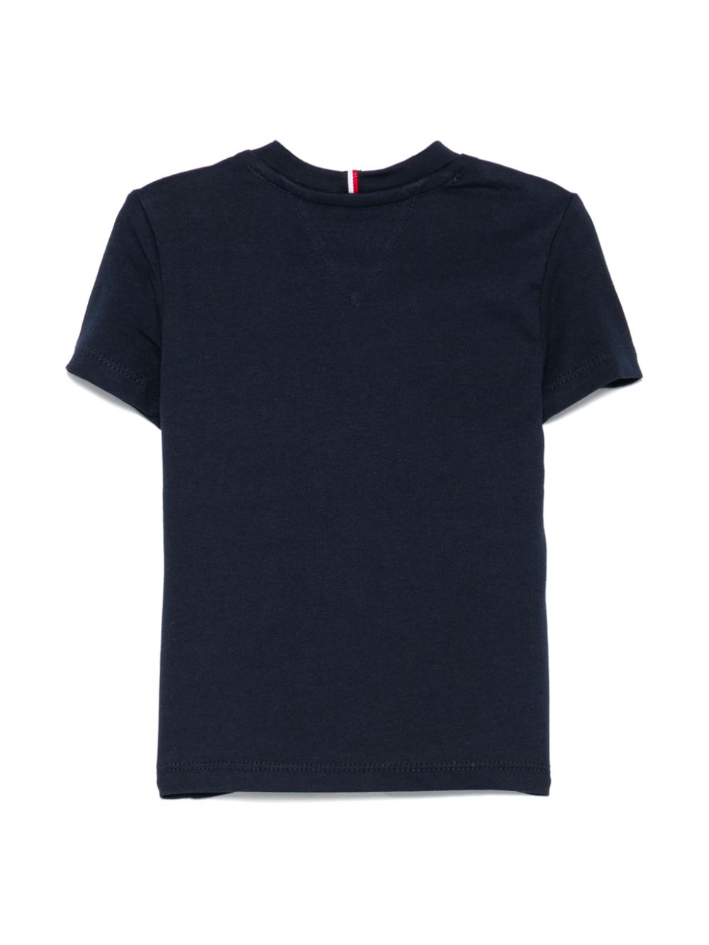 Tommy Hilfiger Junior logo-print T-shirt - Blauw