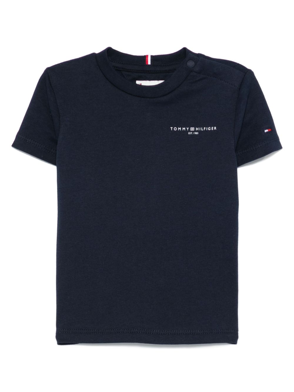 Tommy Hilfiger Junior logo-print T-shirt - Blue