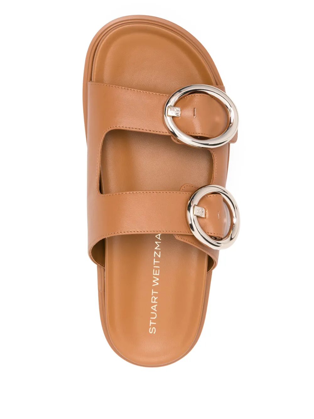 Stuart Weitzman leather sandals Brown