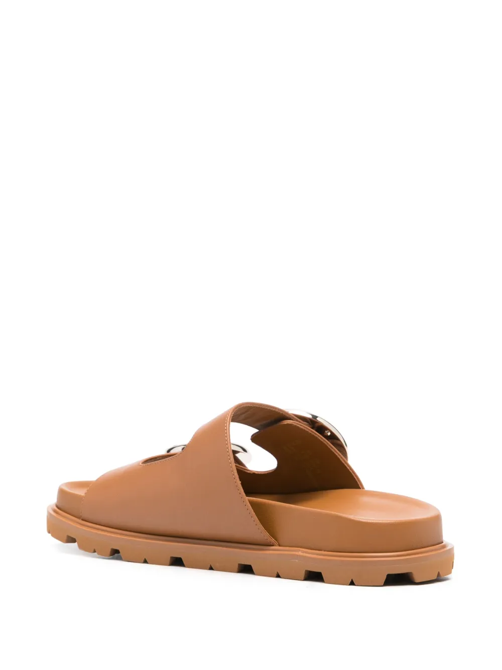 Stuart Weitzman leather sandals Brown