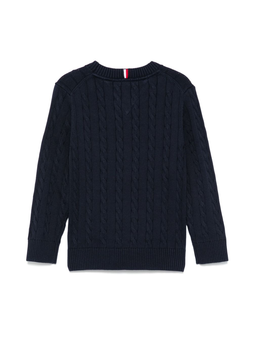 Tommy Hilfiger Junior cable-knit sweater - Blauw