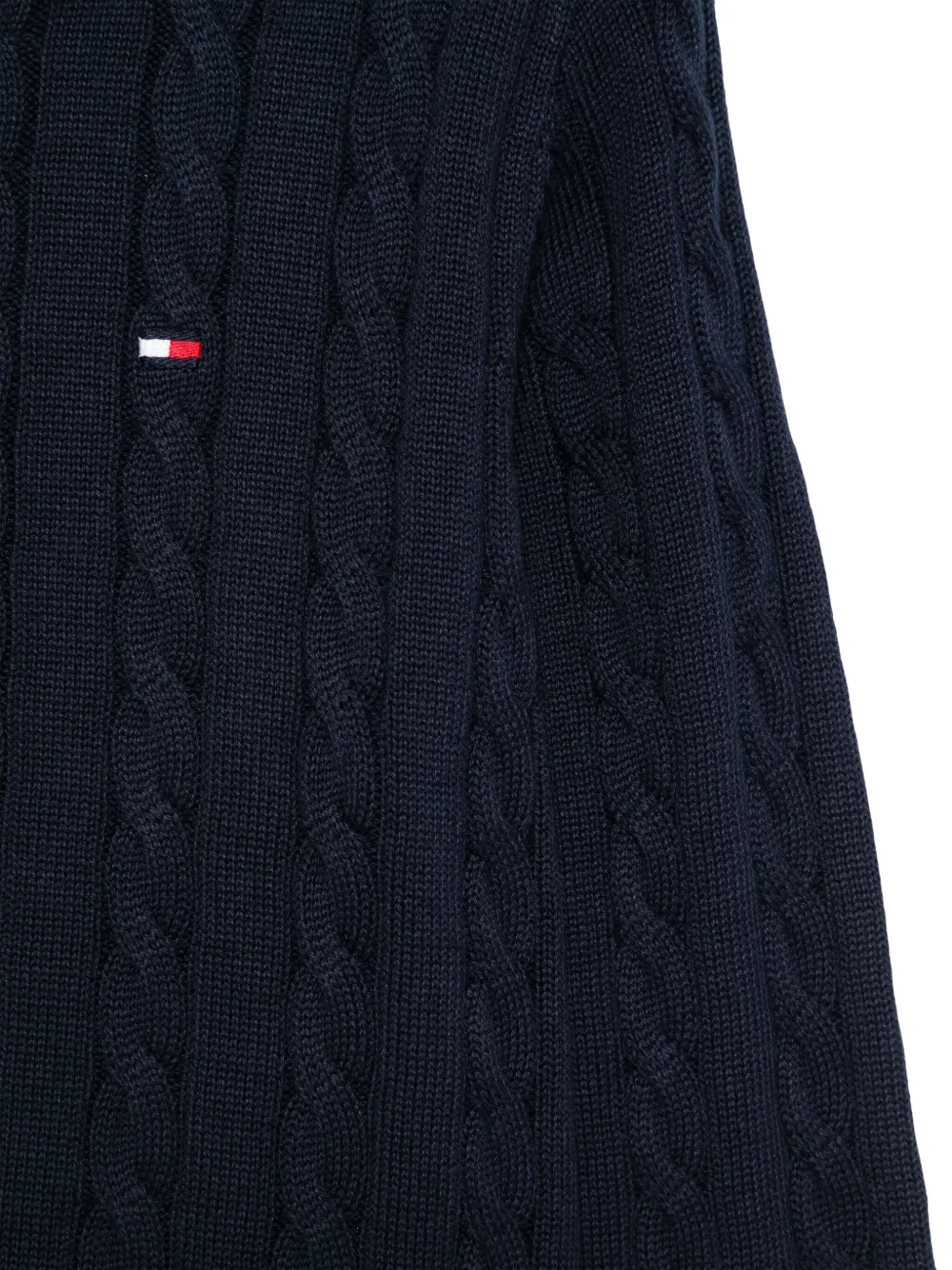 Tommy Hilfiger Junior Kabelgebreide trui Blauw