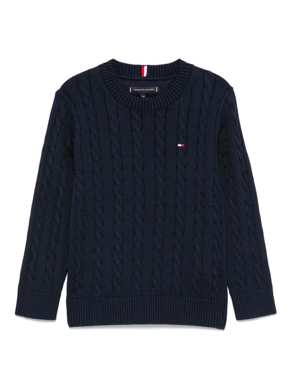 Tommy Hilfiger Junior cable-knit sweater - Blue