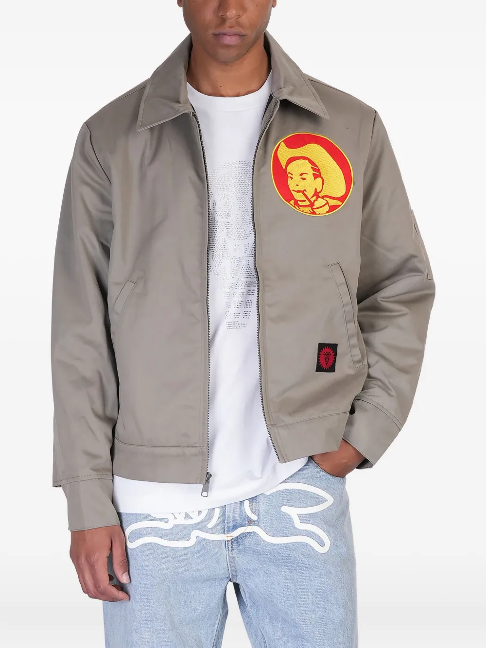 ICECREAM zip-closure jacket | Green | Image 1