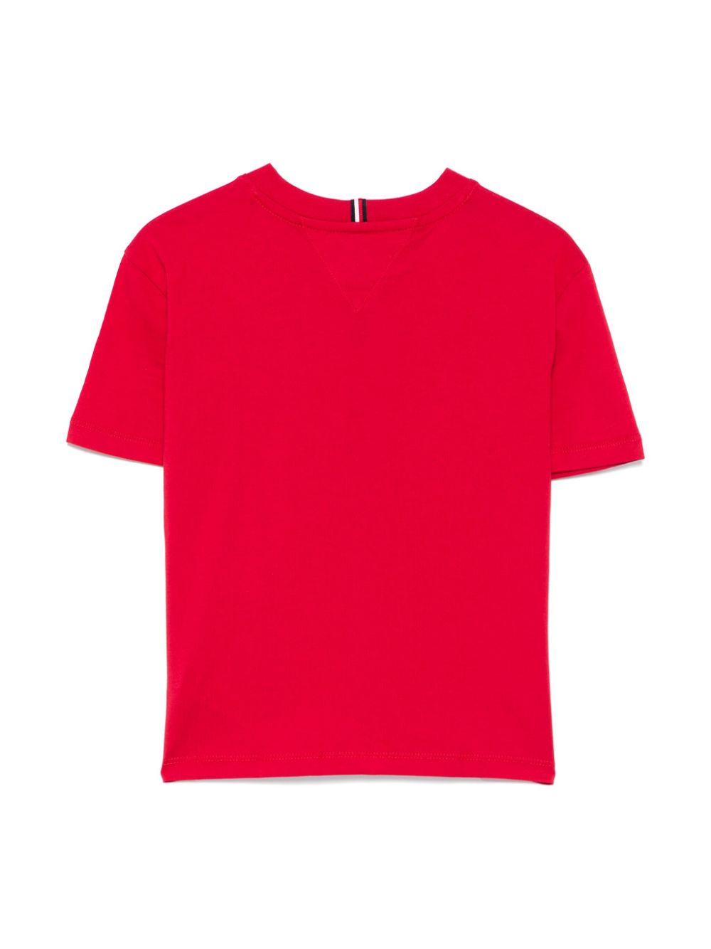 Tommy Hilfiger Junior logo-embroidered T-shirt - Rood