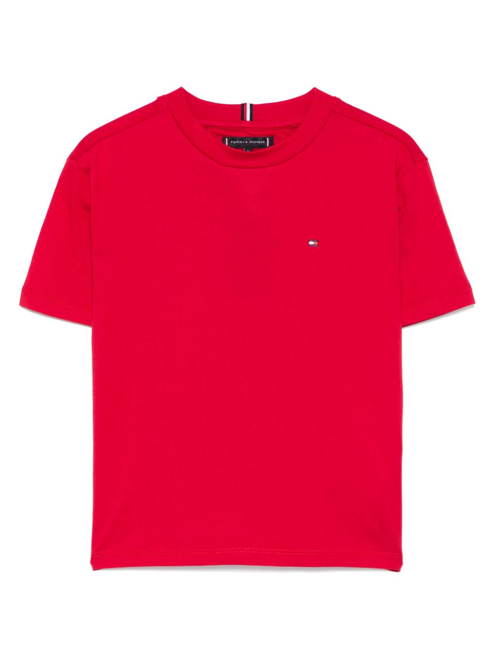 Tommy Hilfiger Junior logo-embroidered T-shirt