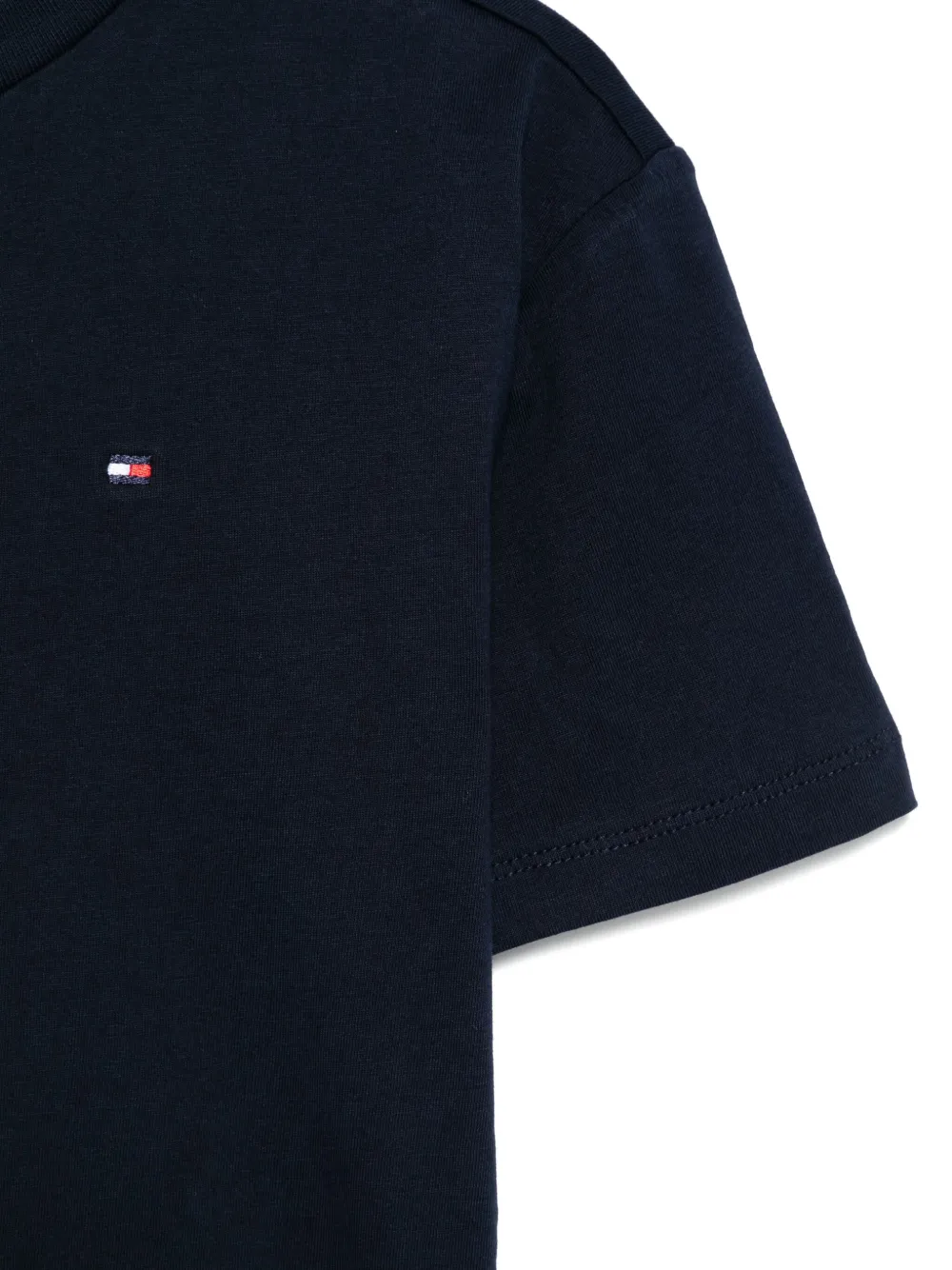 Tommy Hilfiger Junior T-shirt met geborduurd logo Blauw