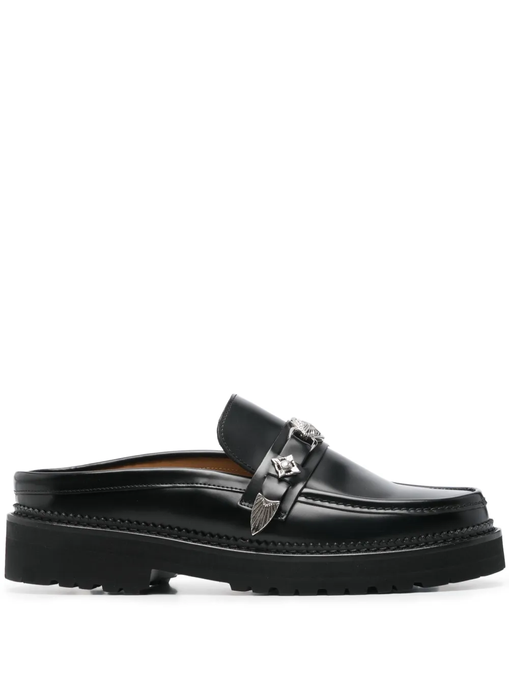 Toga Virilis Leren loafers Zwart