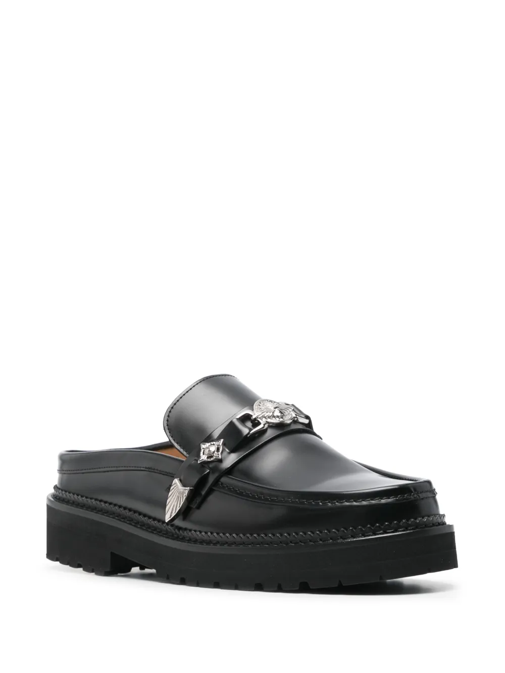 Toga Virilis Leren loafers - Zwart