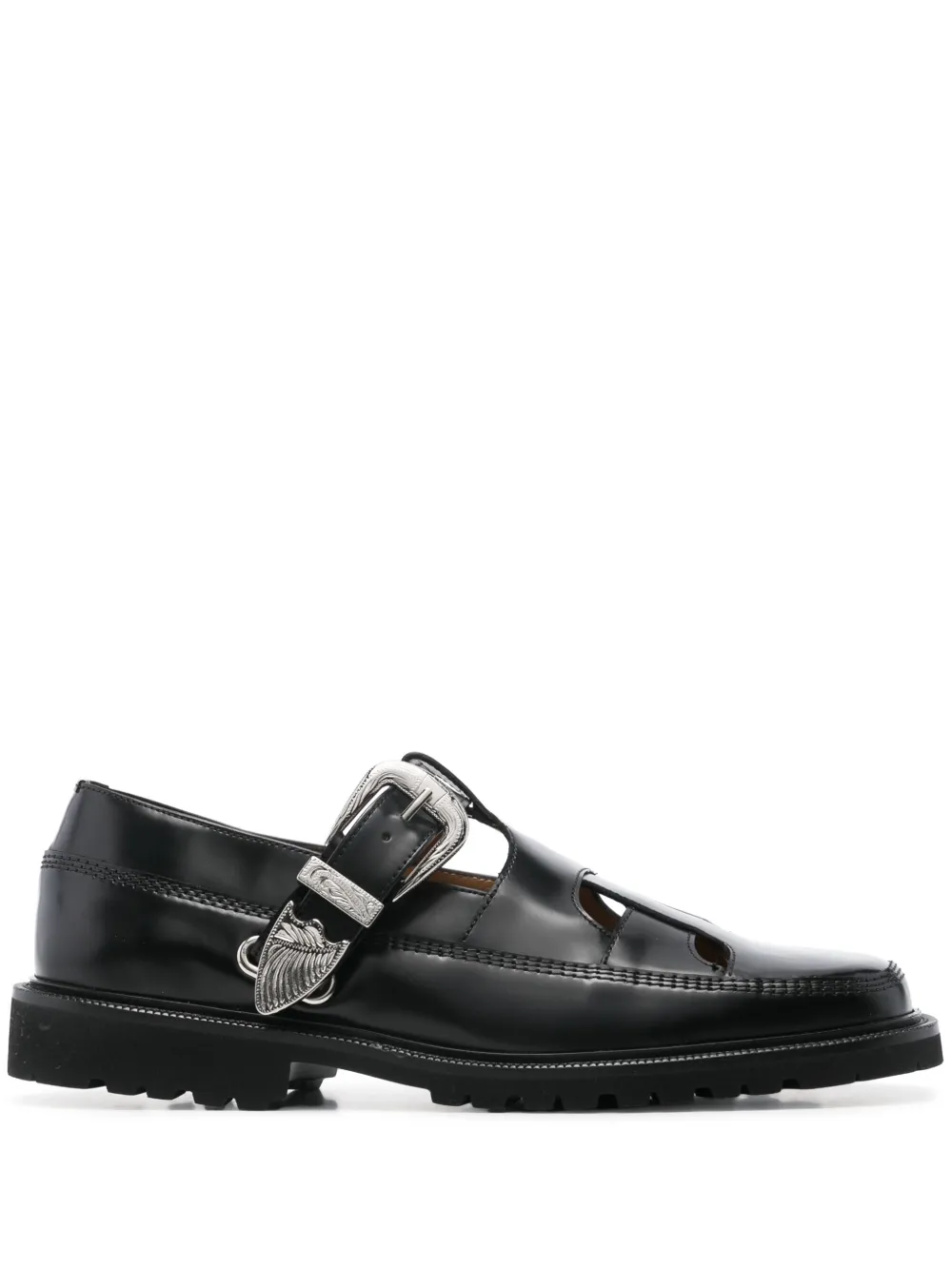 Toga Virilis Leren loafers Zwart