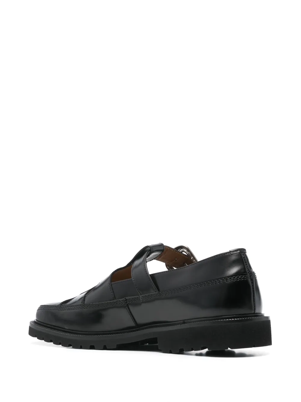 Toga Virilis leather loafers Black