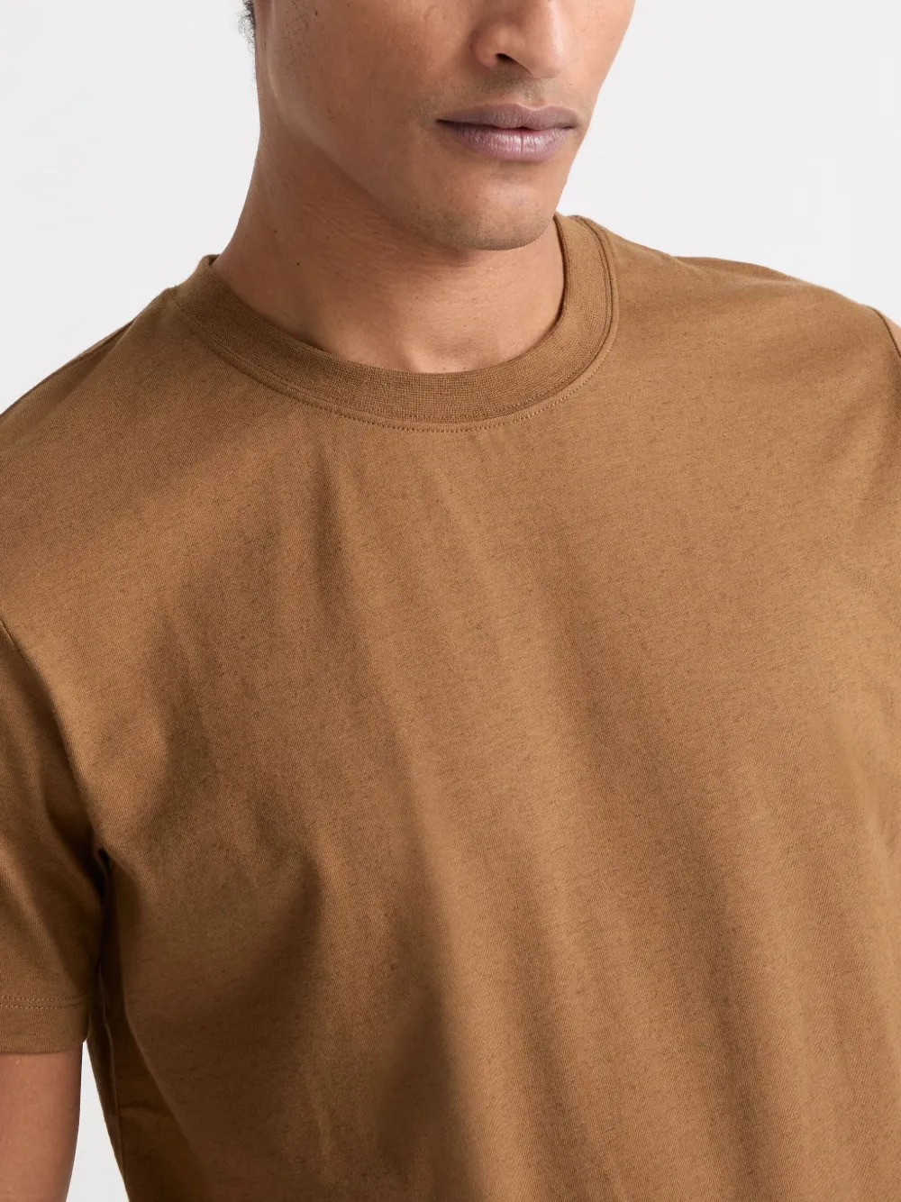YVES SALOMON CASHMERE-BLEND T-SHIRT