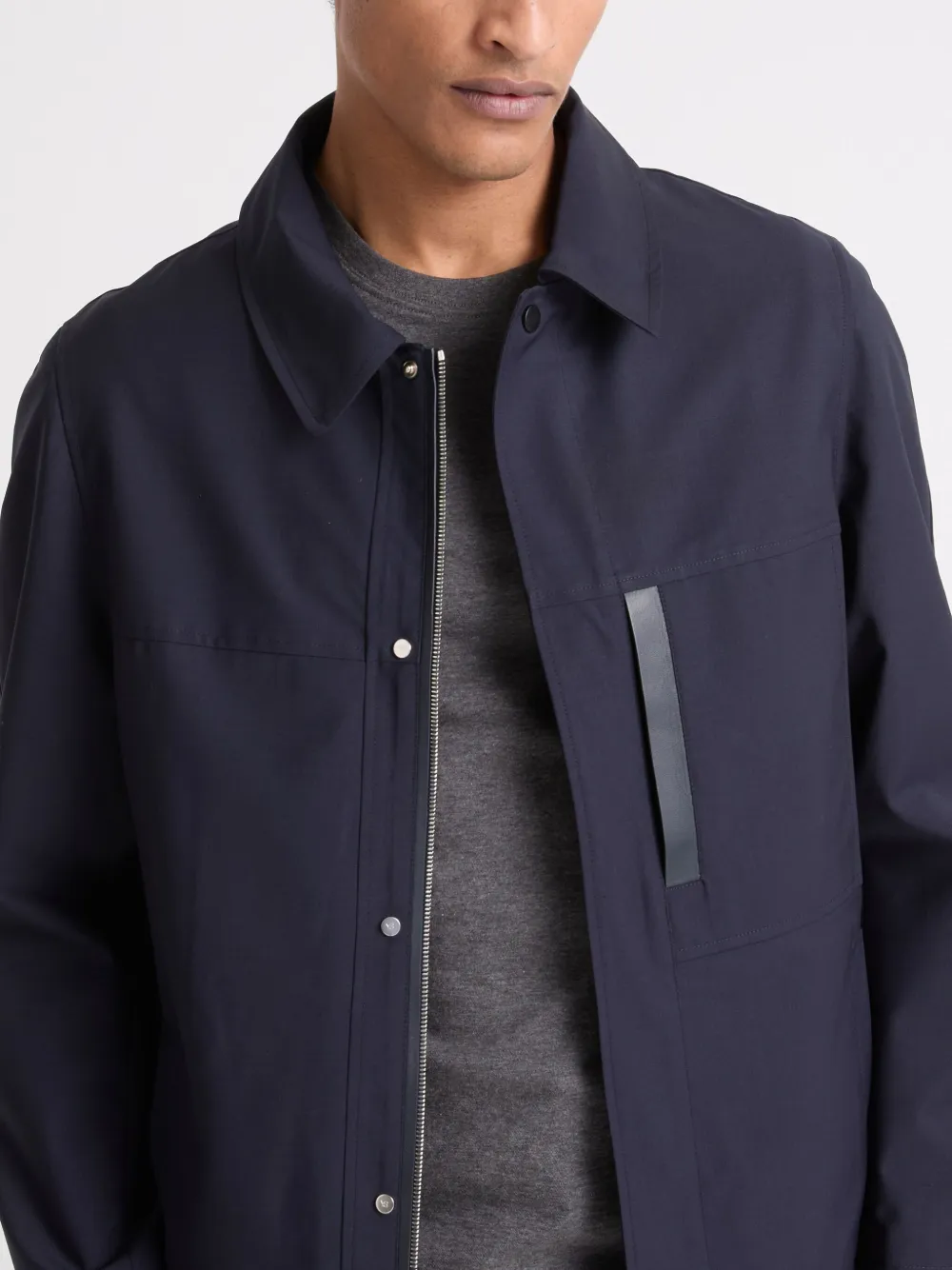 Yves Salomon Waterdicht shirtjack Blauw
