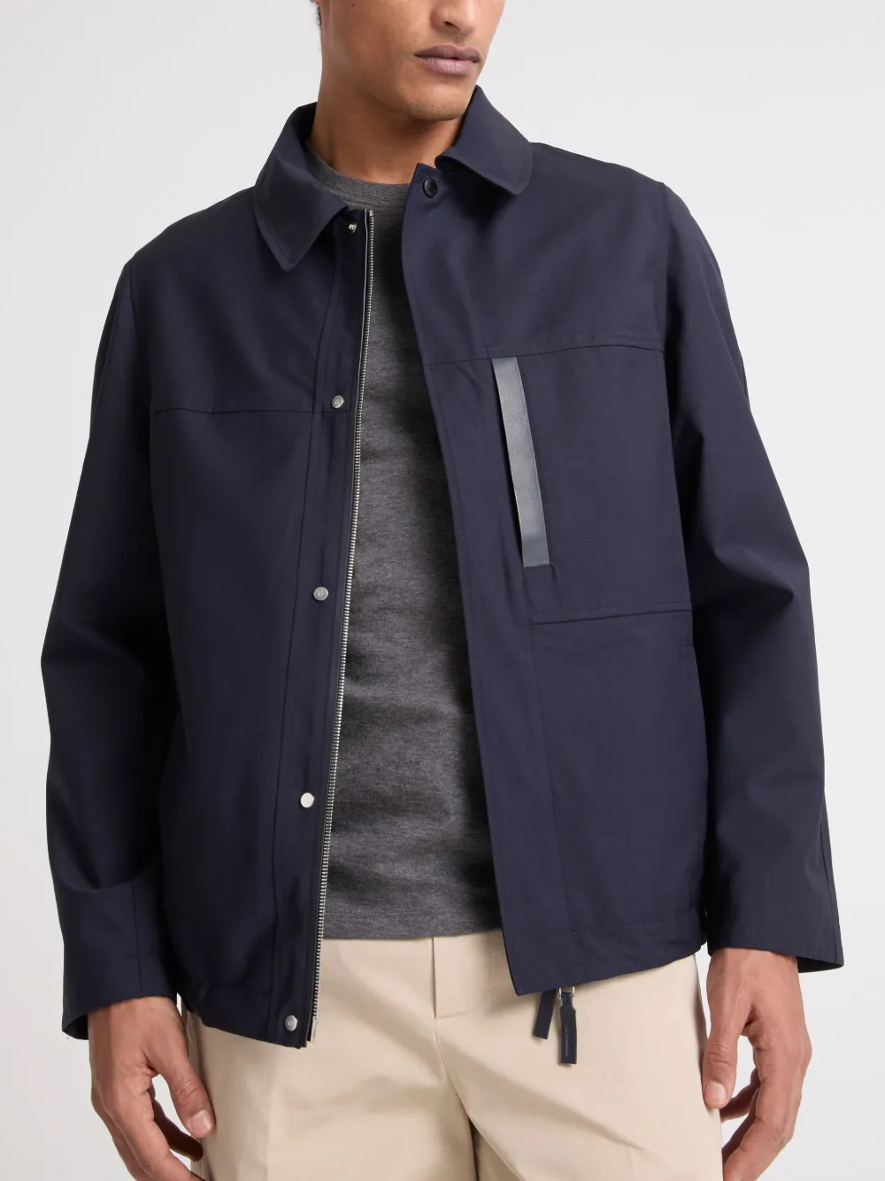 Yves Salomon Waterdicht shirtjack Blauw