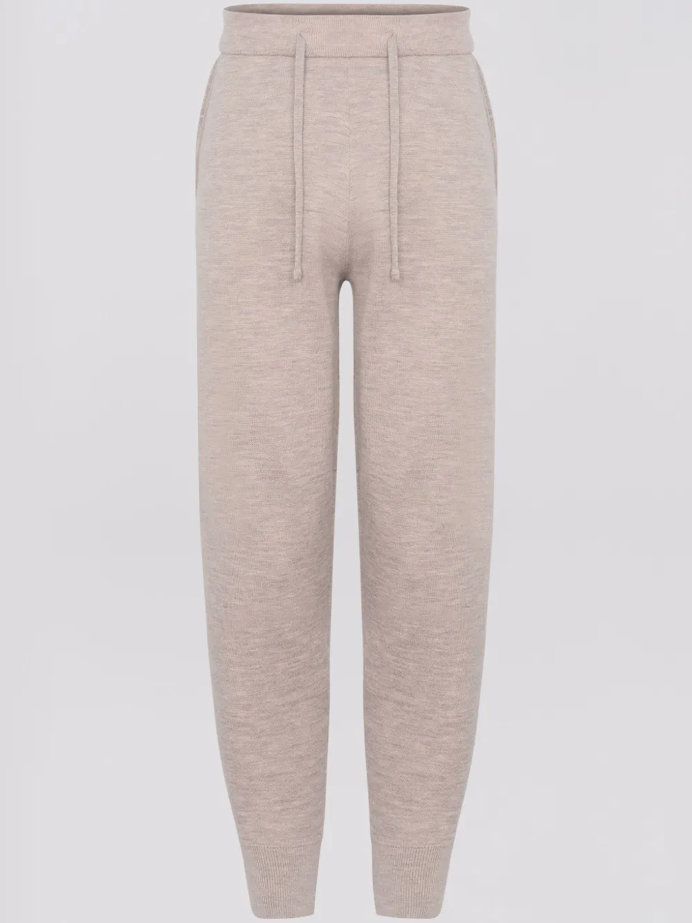 YVES SALOMON KNITTED TROUSERS