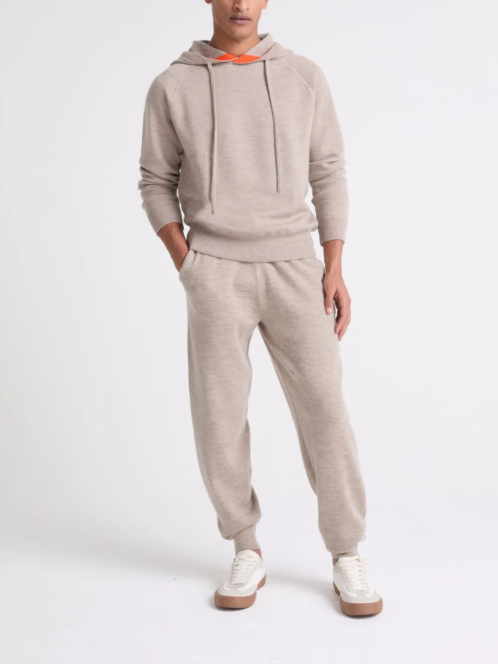 YVES SALOMON KNITTED TROUSERS