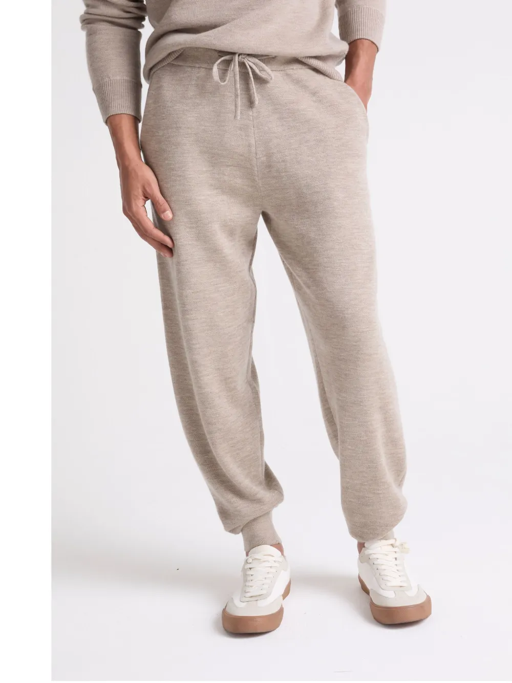 YVES SALOMON KNITTED TROUSERS