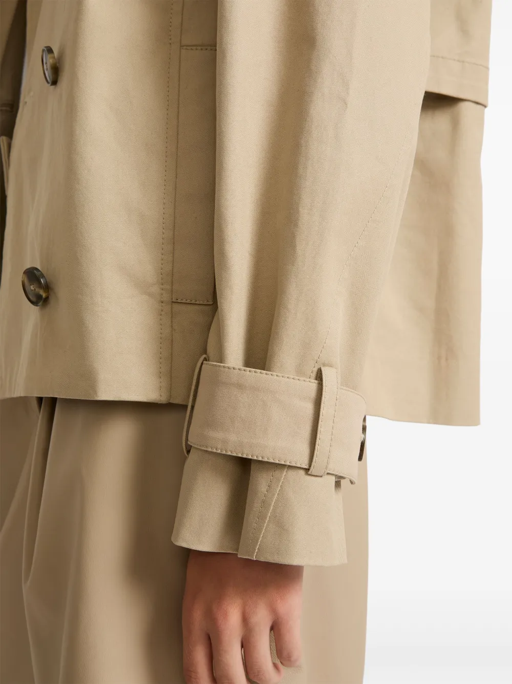 Yves Salomon Gabardine jack Beige