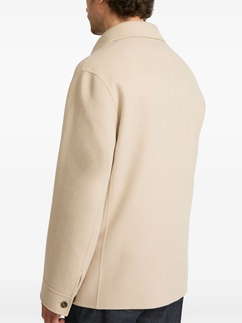 Yves Salomon Shirtjack van kasjmiermix Beige