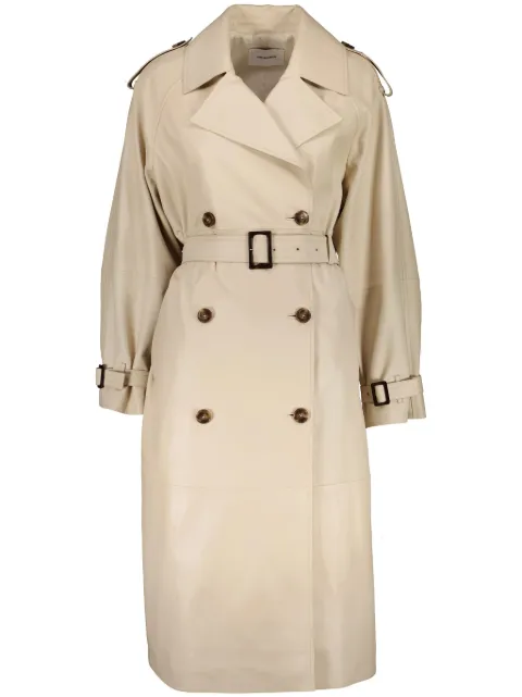 Yves Salomon lambskin trench coat
