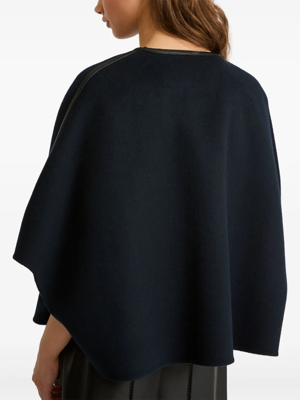 Yves Salomon Dubbelzijdige cape Blauw