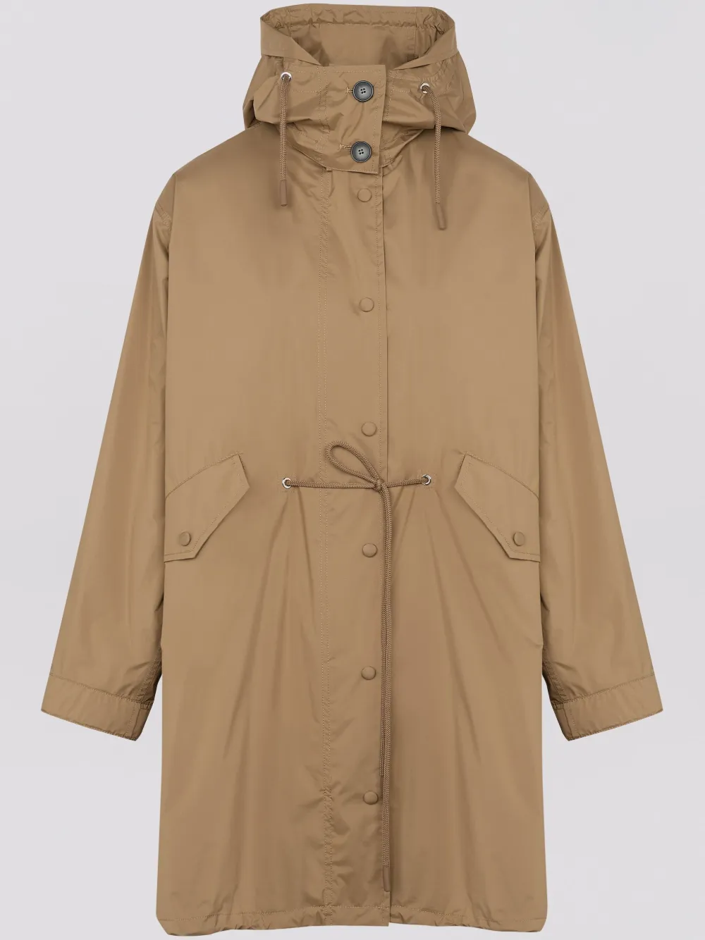 YVES SALOMON DRAWSTRING PARKA