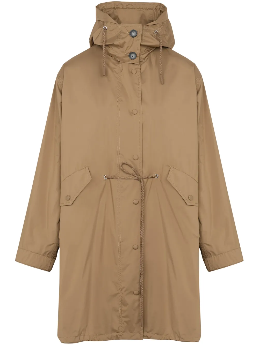 drawstring parka