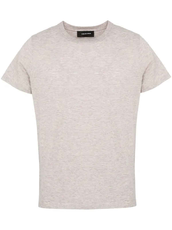 Yves Salomon Jersey T-shirt in Grey