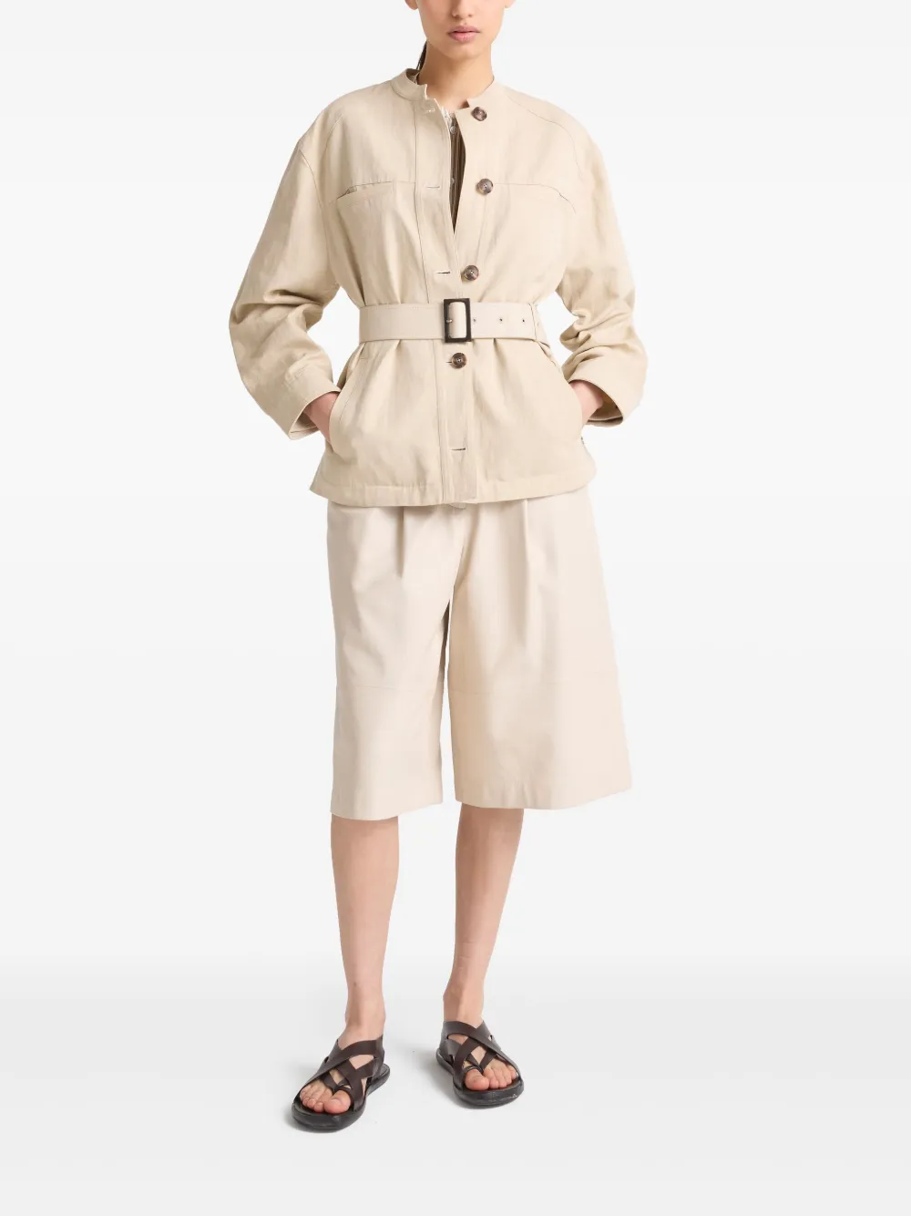 Yves Salomon belted jacket | Fitted Jackets | Image 2
