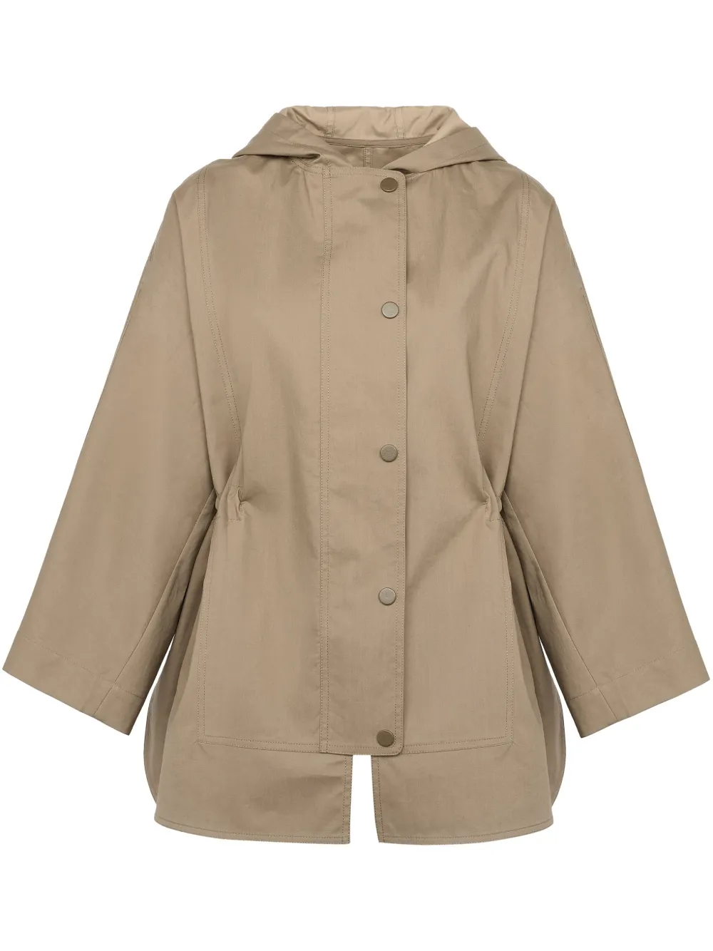 Yves Salomon Doppelseitiges Cape - Braun