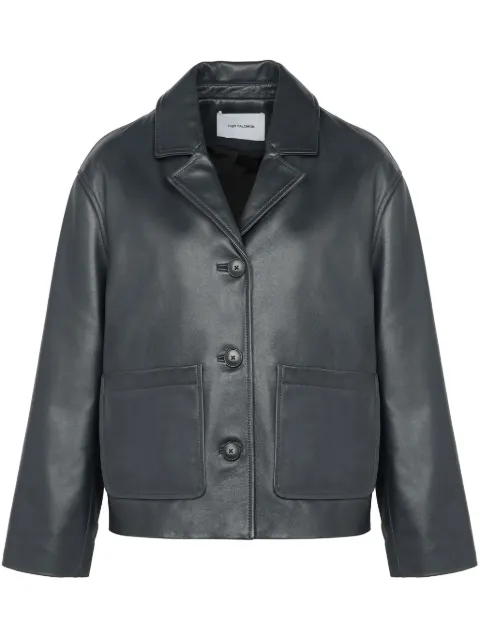 Yves Salomon Klassische Lederjacke