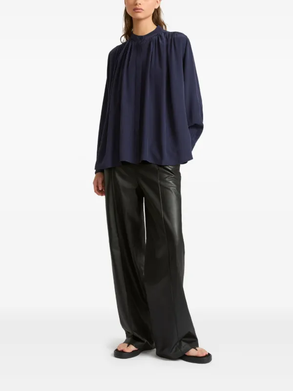 ◆YVES SALOMON レザーパンツ Leather trousers - black - Yves Salomon – Yves Salomon US