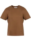 Yves Salomon jersey T-shirt - Brown