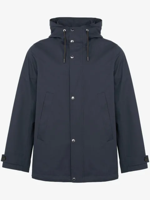 Yves Salomon parka à capuche bordée de fourrure