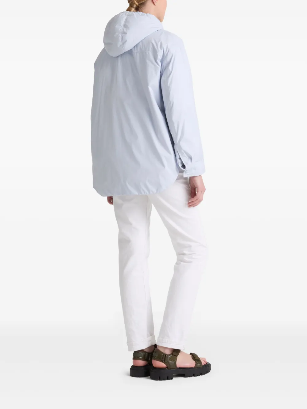 Yves Salomon Ultralicht shirtjack Blauw