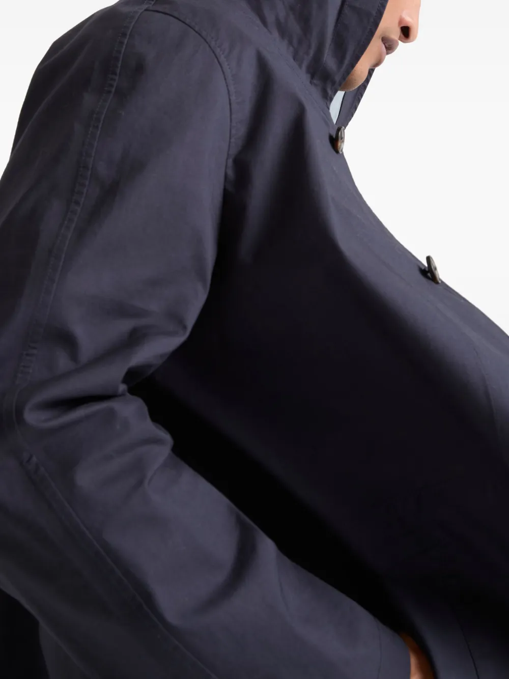 Yves Salomon Jas met capuchon Blauw