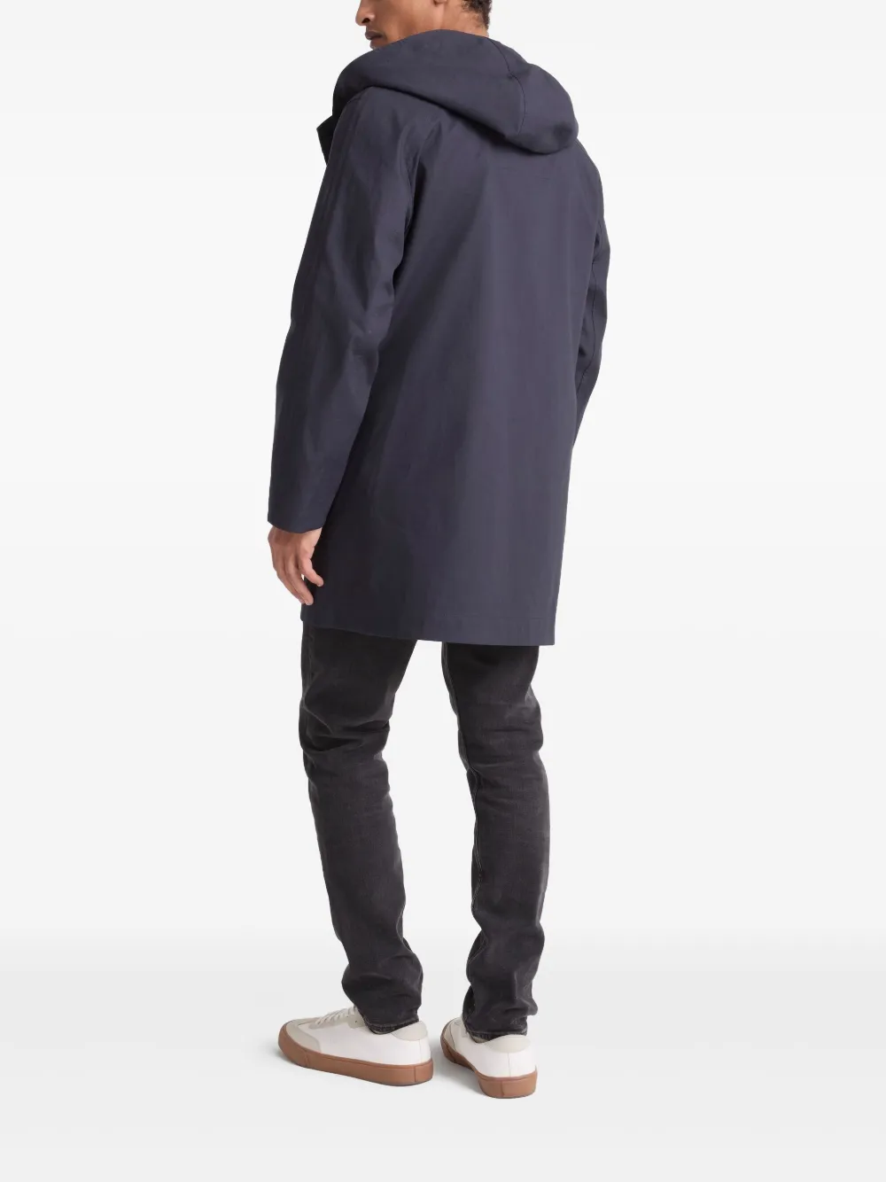 Yves Salomon Jas met capuchon Blauw