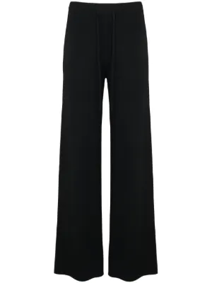 Christian Dior Pre-Owned 1990s low-rise Pinstripe Trousers | Black