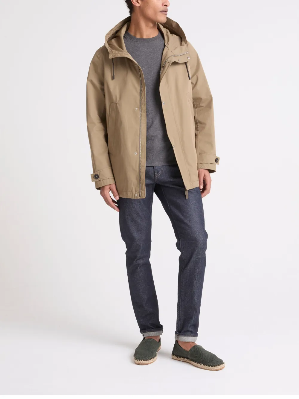 Yves Salomon hooded jacket - Bruin