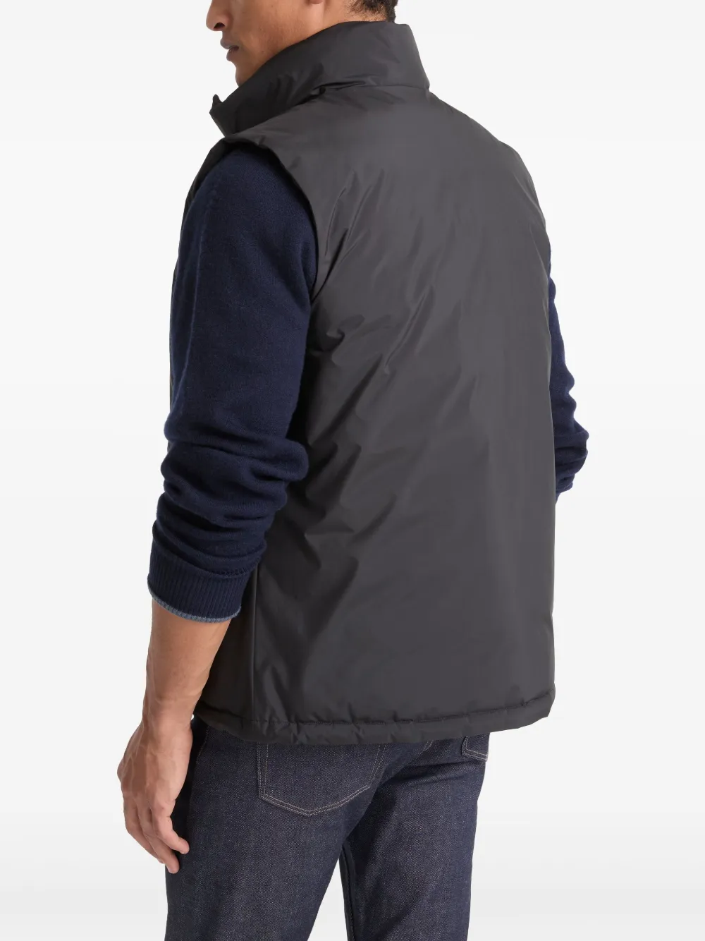 Yves Salomon Omkeerbaar gilet Zwart