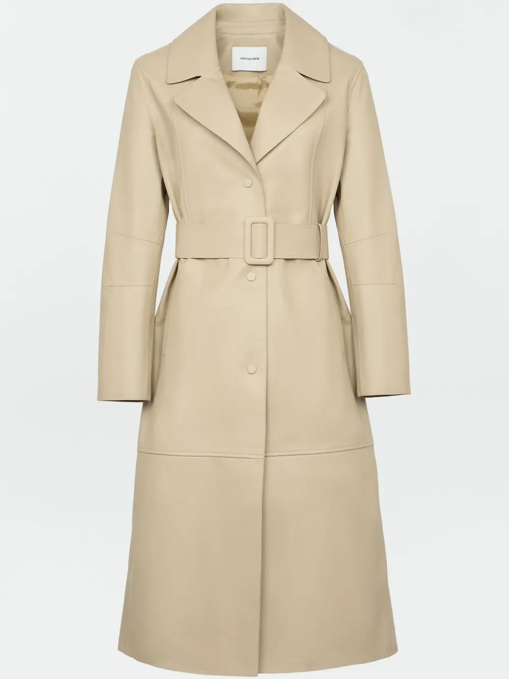 Yves Salomon Trench in pelle - Toni neutri
