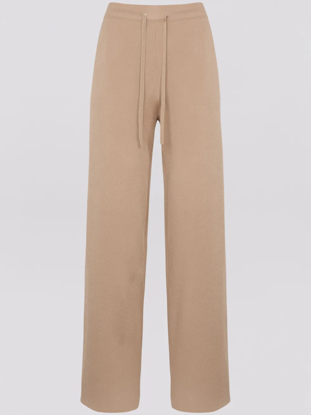 Yves Salomon Knitted Trousers In Neutrals