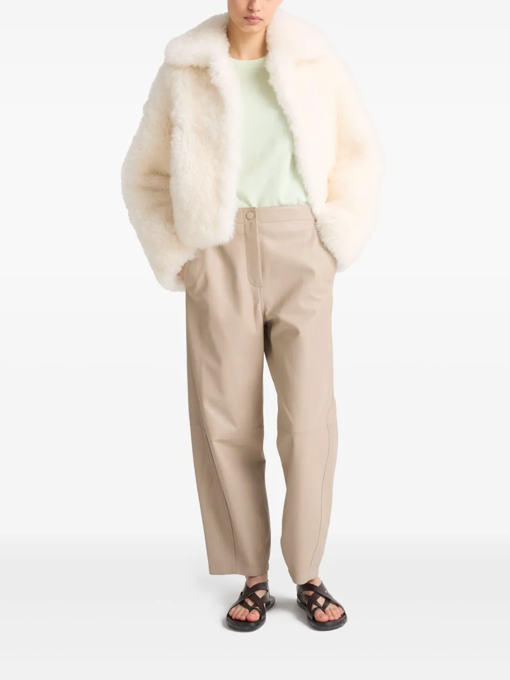 Yves Salomon shearling jacket | Faux Fur & Shearling Jackets | Image 2