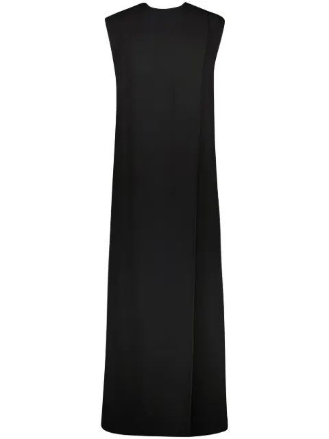 Yves Salomon vestido largo de seda