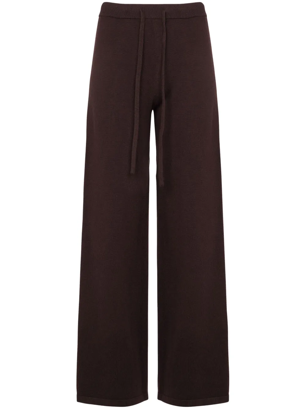 Yves Salomon Pantaloni in maglia - Marrone