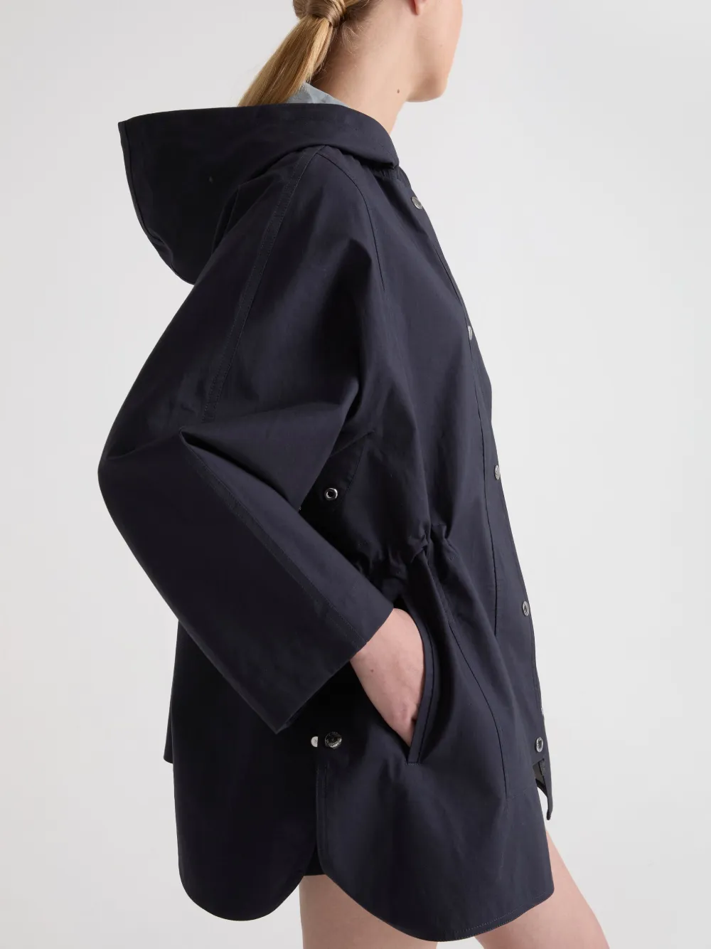 Yves Salomon Katoenen jack Blauw