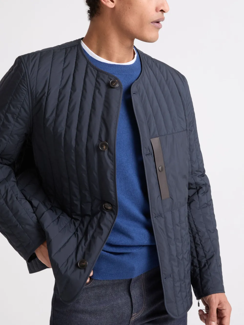 YVES SALOMON QUILTED JACKET