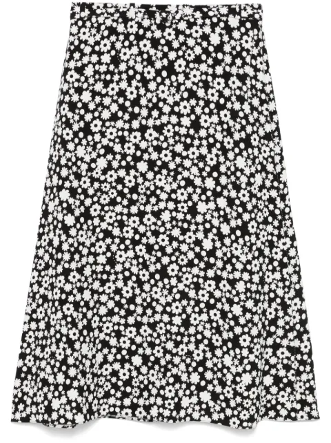 Marni falda midi con estampado floral
