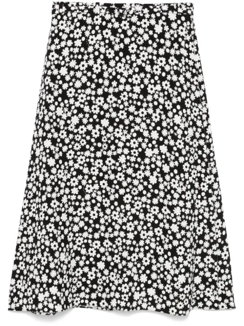 Jupe mi-longue à fleurs - Marni - Modalova