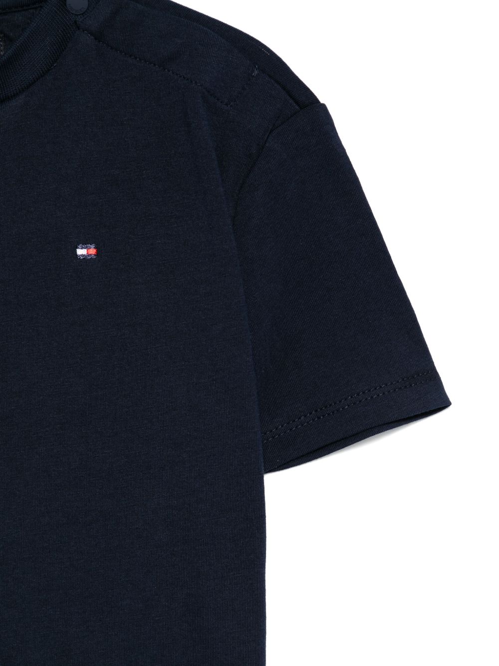 TOMMY HILFIGER JUNIOR LOGO-EMBROIDERED T-SHIRT 